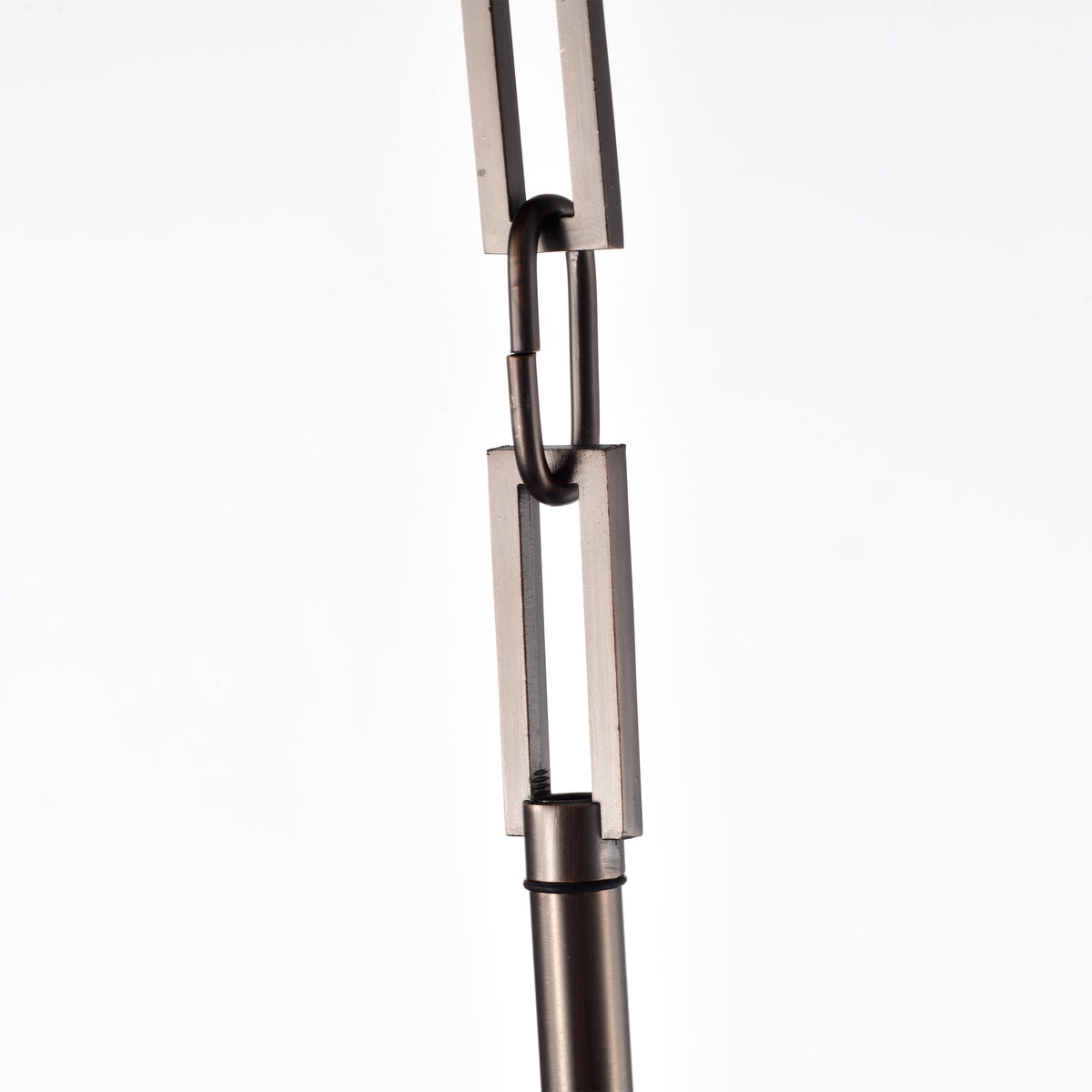 Frame - 3 Module Island Pendant with Frosted Glass - Hazel Bronze Finish