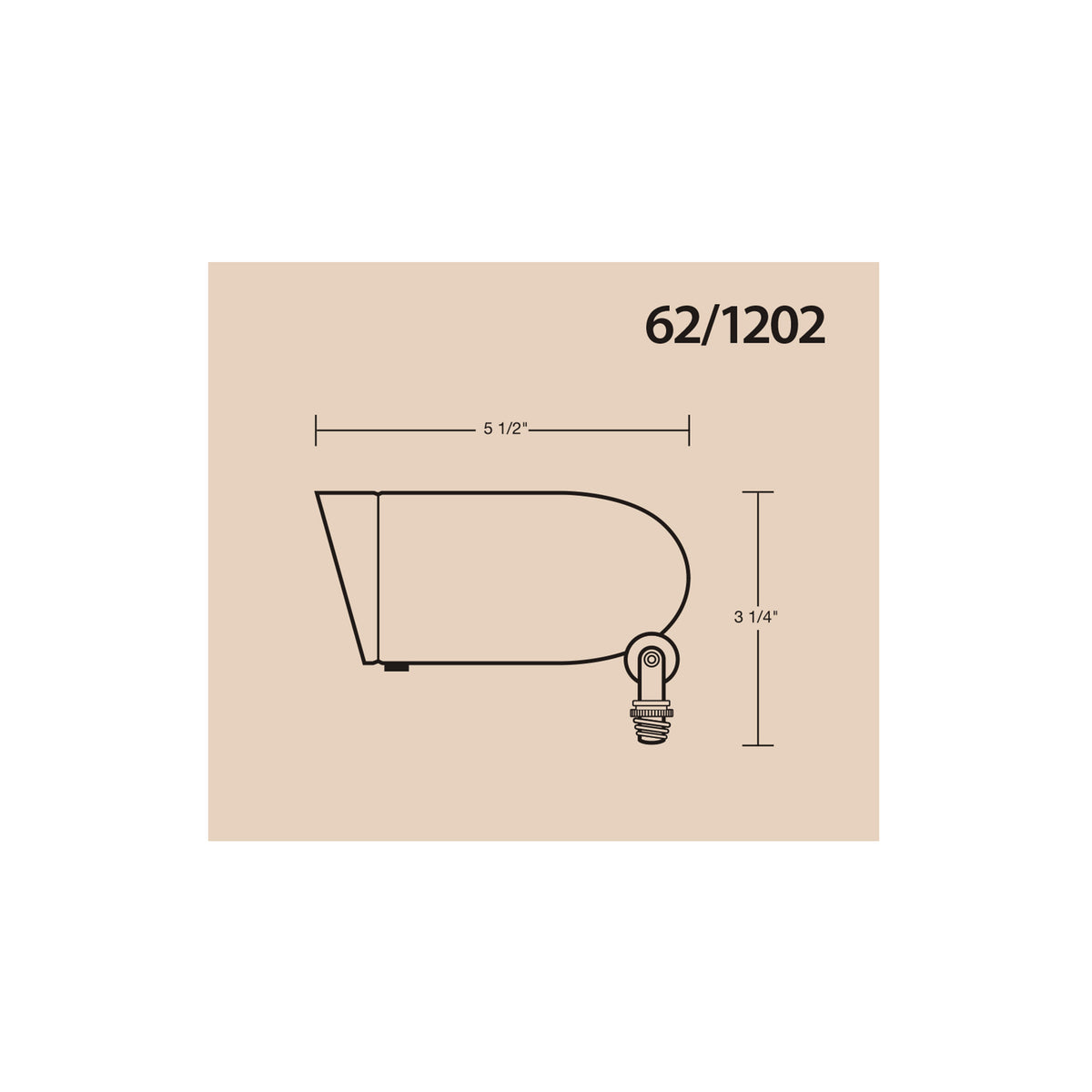 LED Landscape Flood 6W - Light - Gray Finish