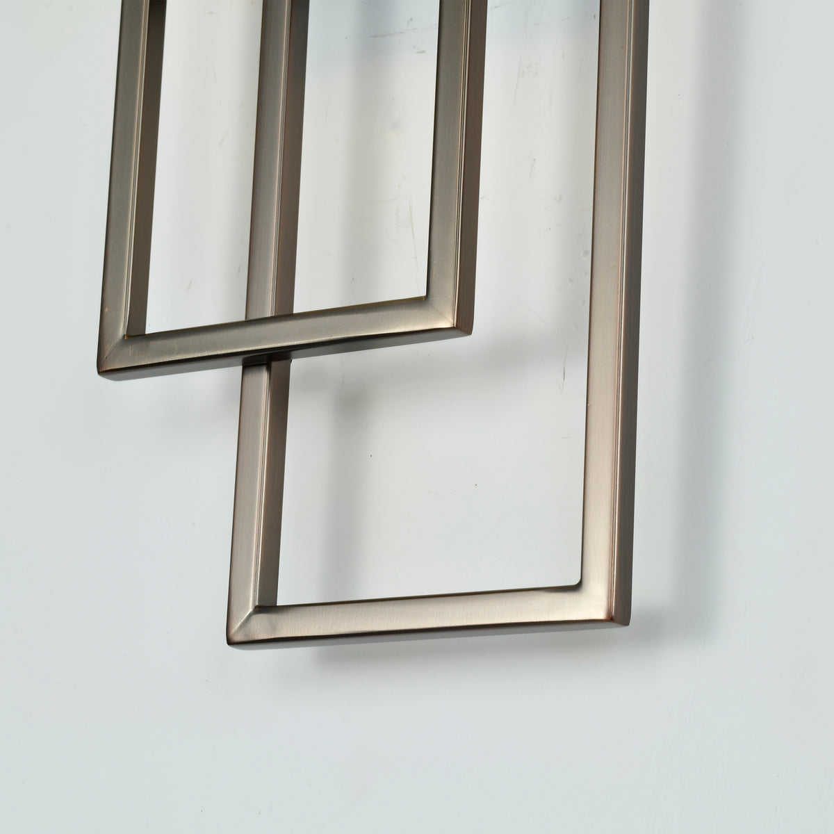 Frame - 1 Module Wall Sconce with Frosted Glass - Hazel Bronze Finish