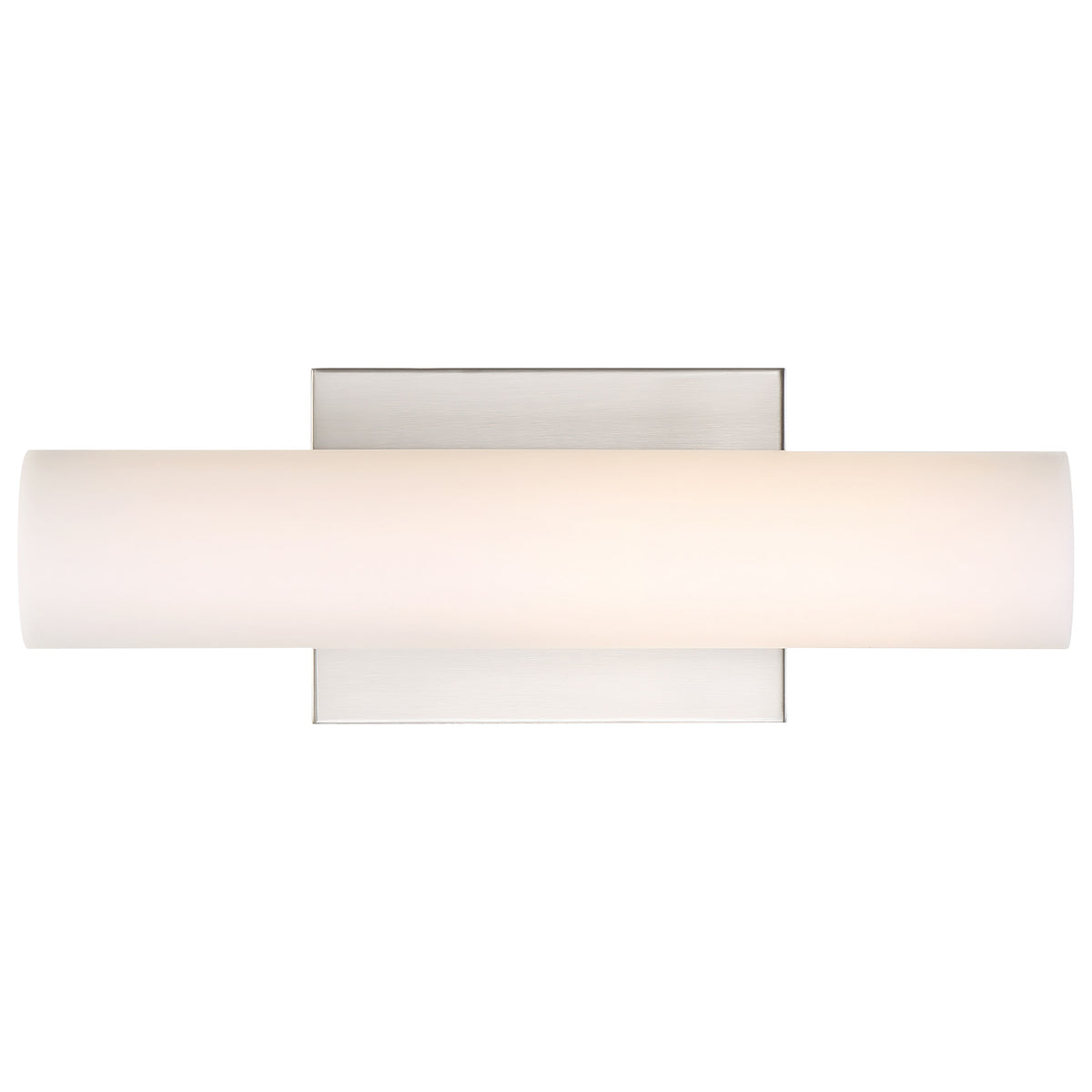 Bend - LED Small Vanity - Brushed Nickel Finish with White Acrylic lighting product
