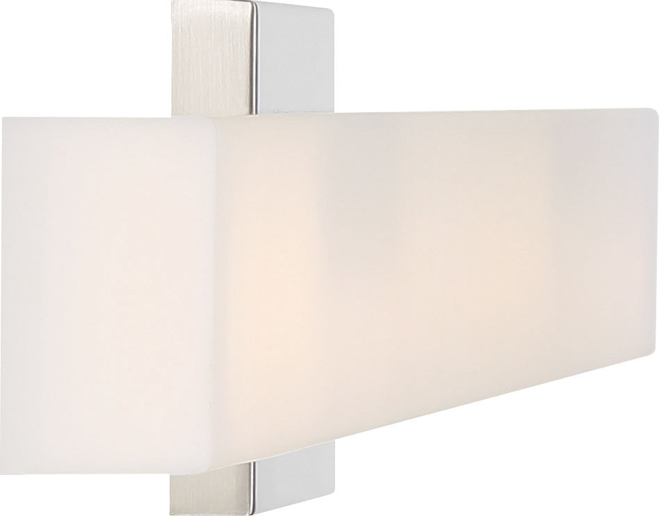 Jess - LED Large Vanity - Brushed Nickel Finish with White Acrylic