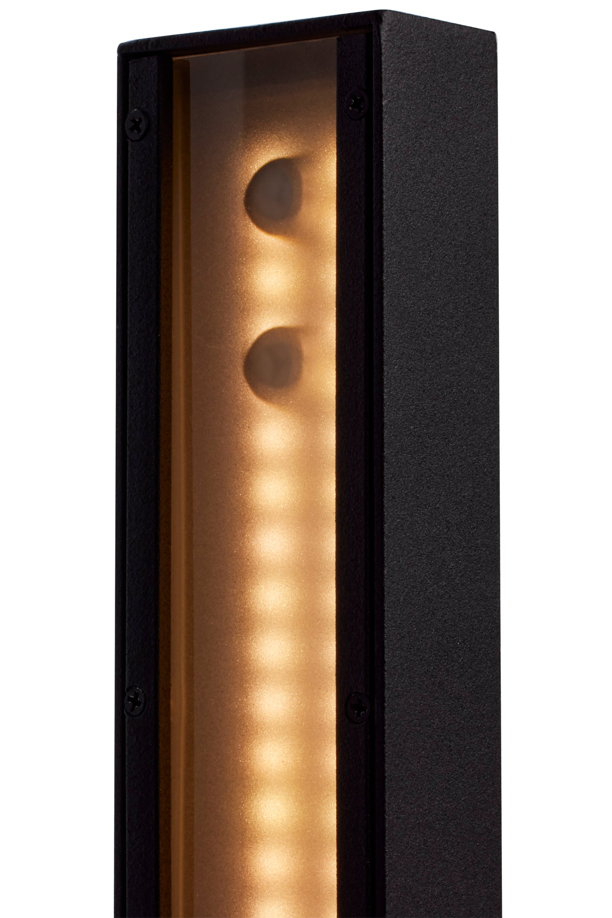 Raven LED Outdoor Sconce - 10 Inch - Textured Matte Black Finish - 8 Watts - 3000K