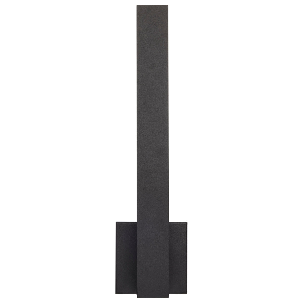 Raven LED Outdoor Sconce - 18 Inch - Textured Matte Black Finish - 15 Watts - 3000K