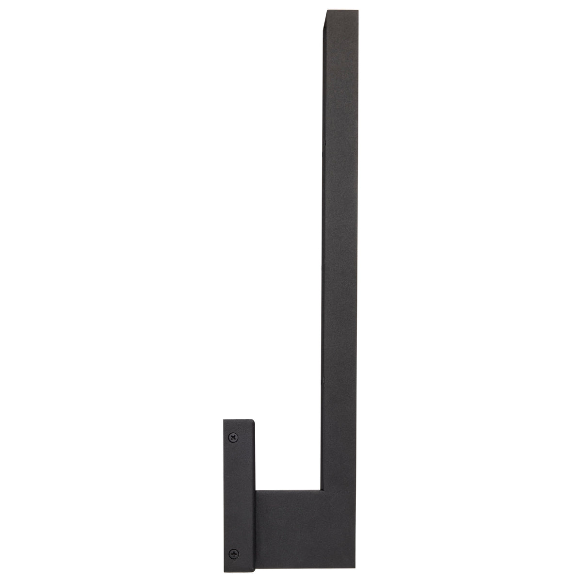 Raven LED Outdoor Sconce - 18 Inch - Textured Matte Black Finish - 15 Watts - 3000K