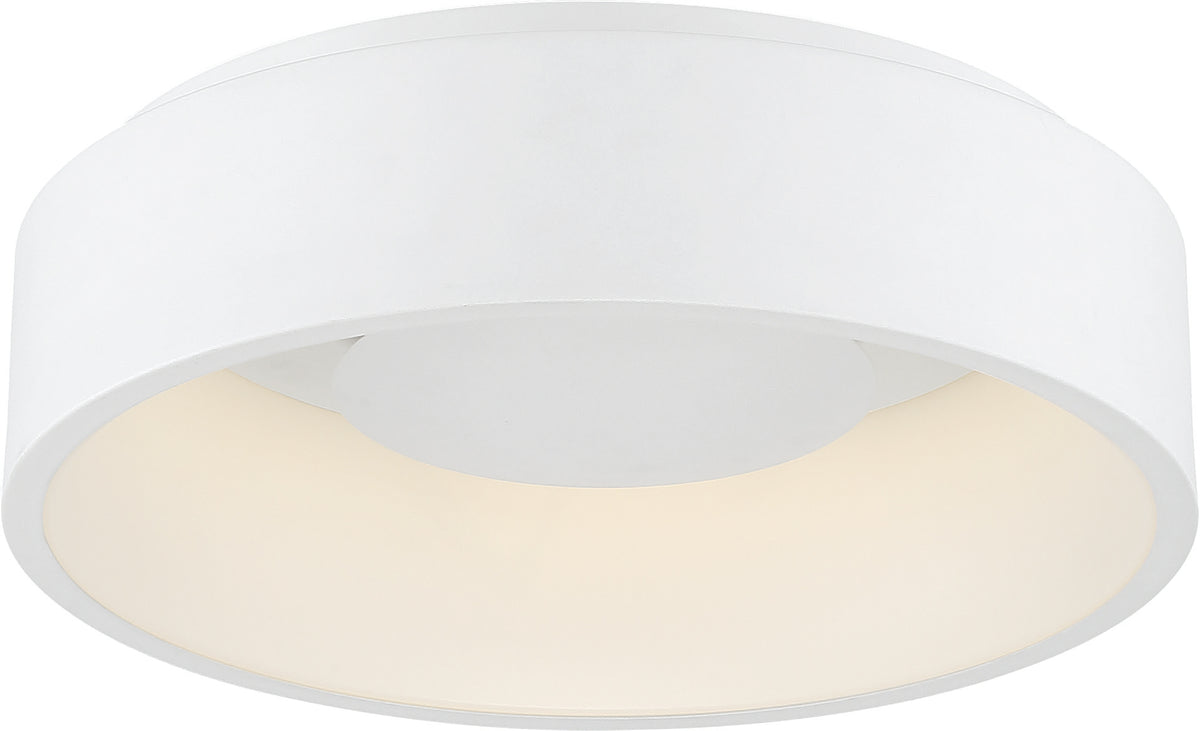 Orbit - 20W LED Flush Mount - White Finish
