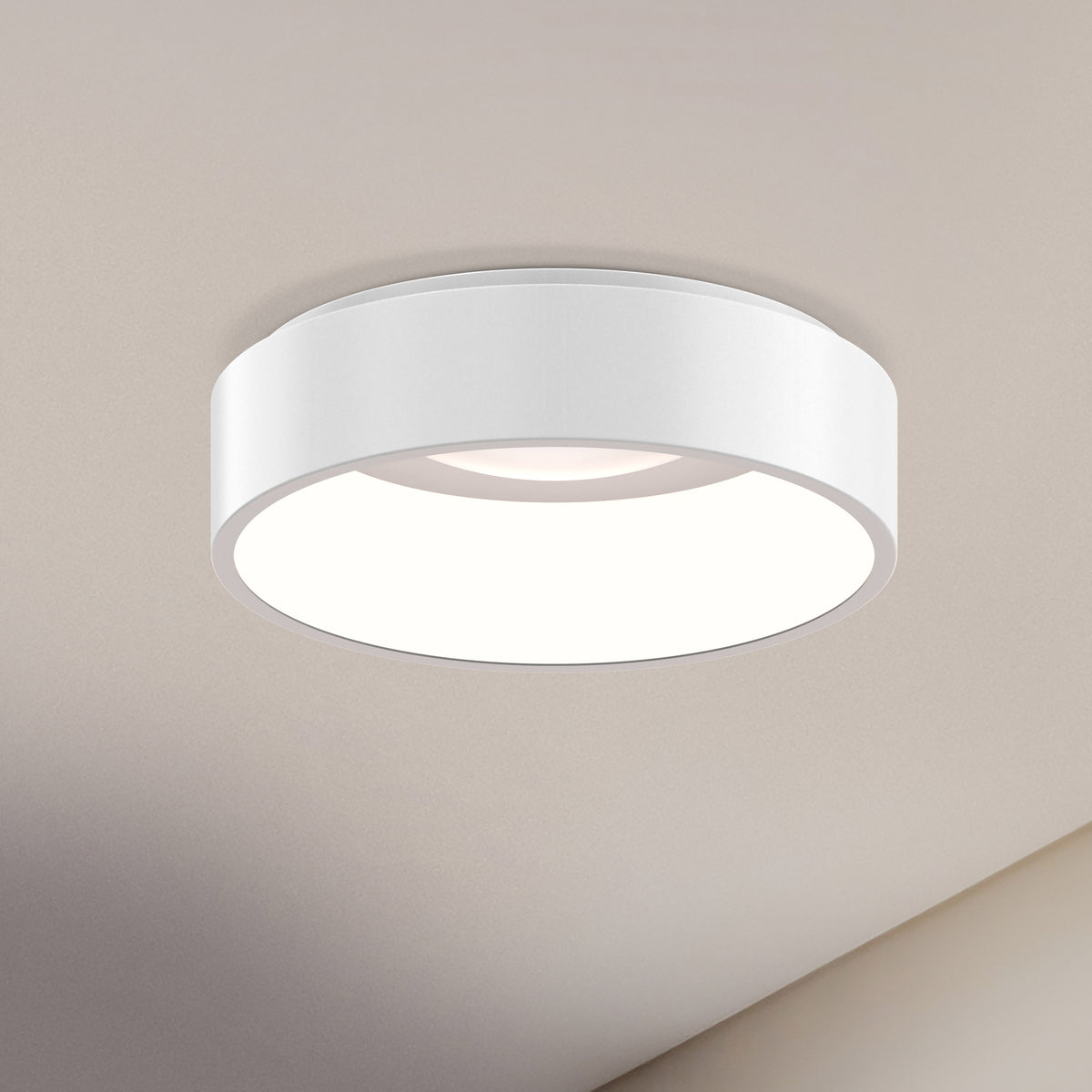 Orbit - 20W LED Flush Mount - White Finish