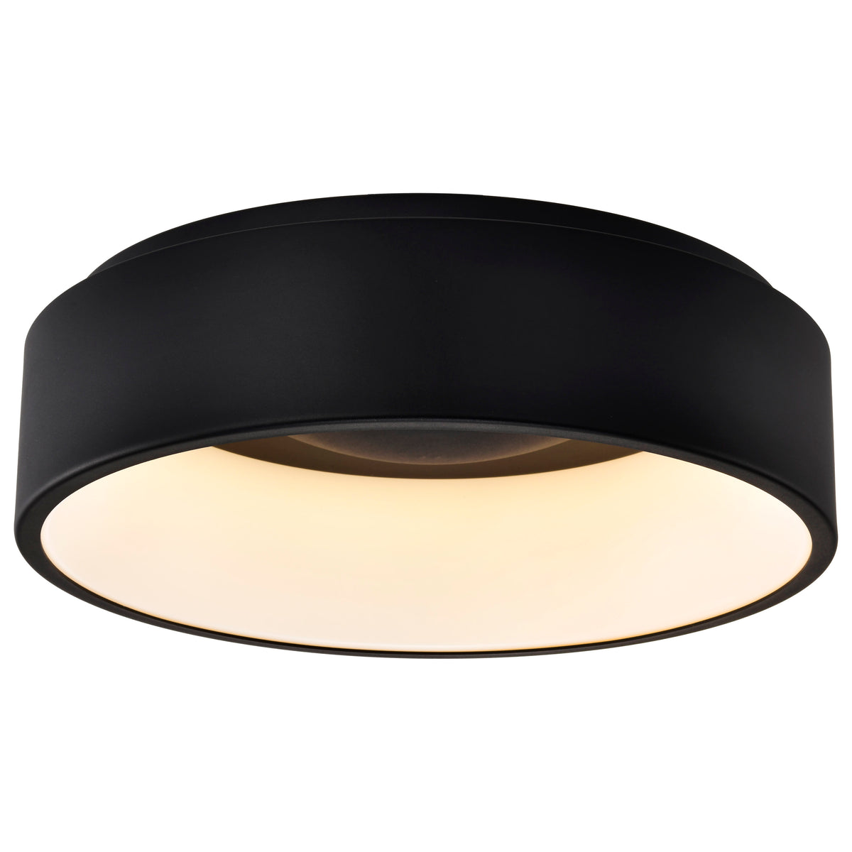 Orbit - 20 Watt LED Flush Mount - CCT Selectable 3000K/4000K/5000K - Black Finish