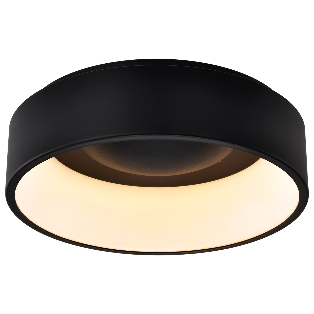 Orbit - 20 Watt LED Flush Mount - CCT Selectable 3000K/4000K/5000K - Black Finish