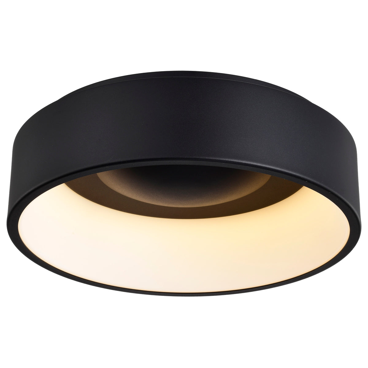 Orbit - 20W LED Flush Mount - Black Finish