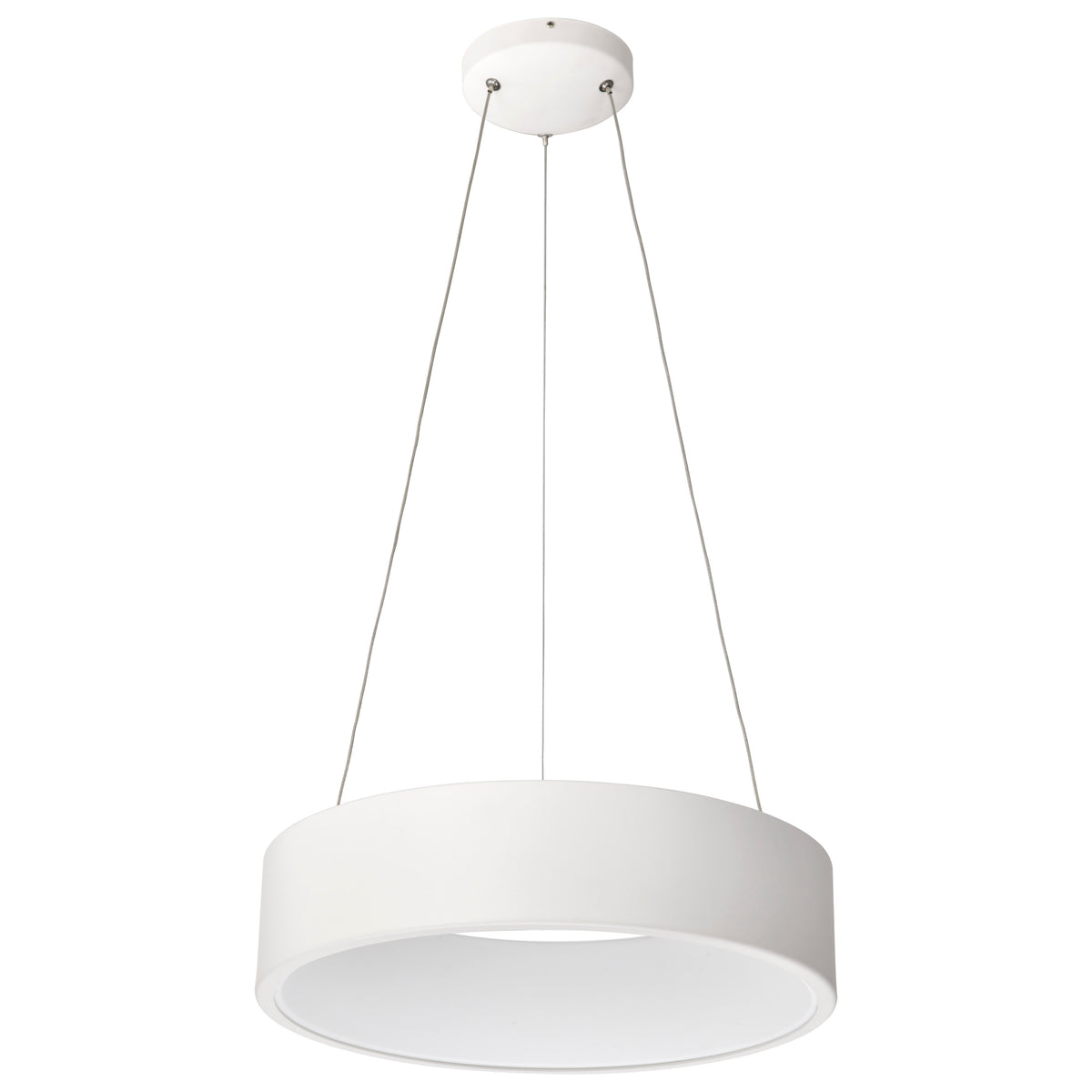 Orbit - 20 Watt LED Pendant - Selectable 3000K/4000K/5000K - White Finish
