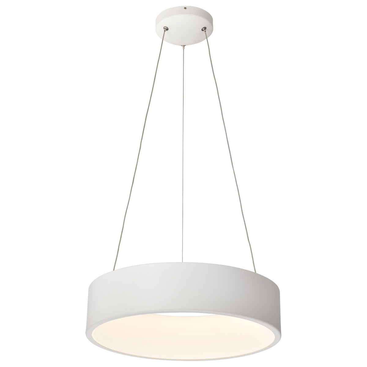 Orbit - 20 Watt LED Pendant - CCT Selectable 3000K/4000K/5000K - White Finish