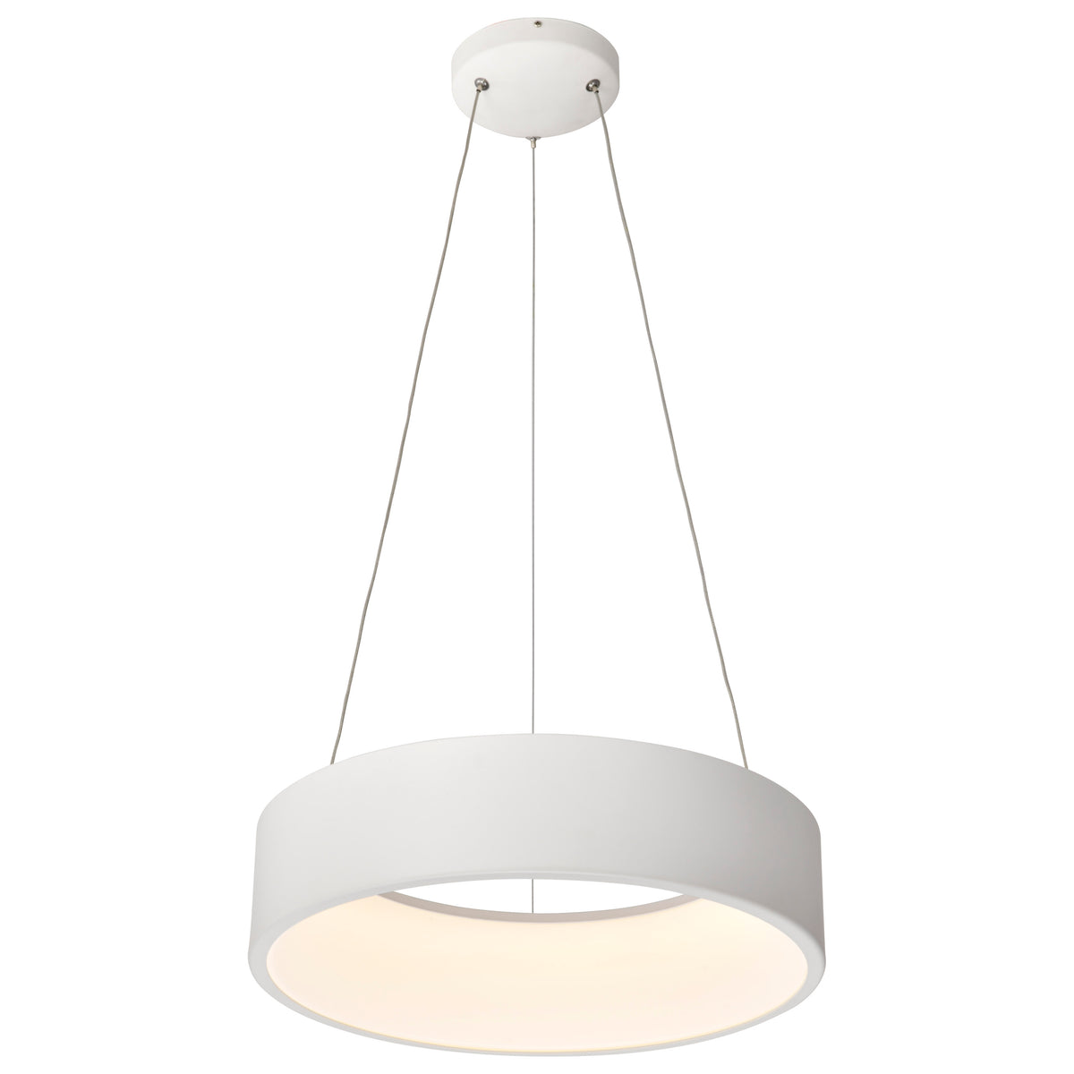 Orbit - 20 Watt LED Pendant - CCT Selectable 3000K/4000K/5000K - White Finish