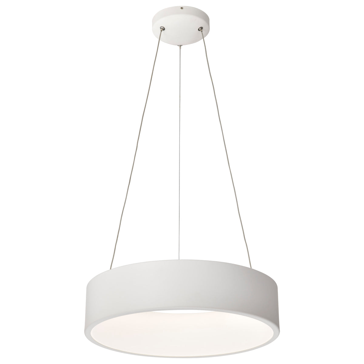Orbit - 20 Watt LED Pendant - CCT Selectable 3000K/4000K/5000K - White Finish