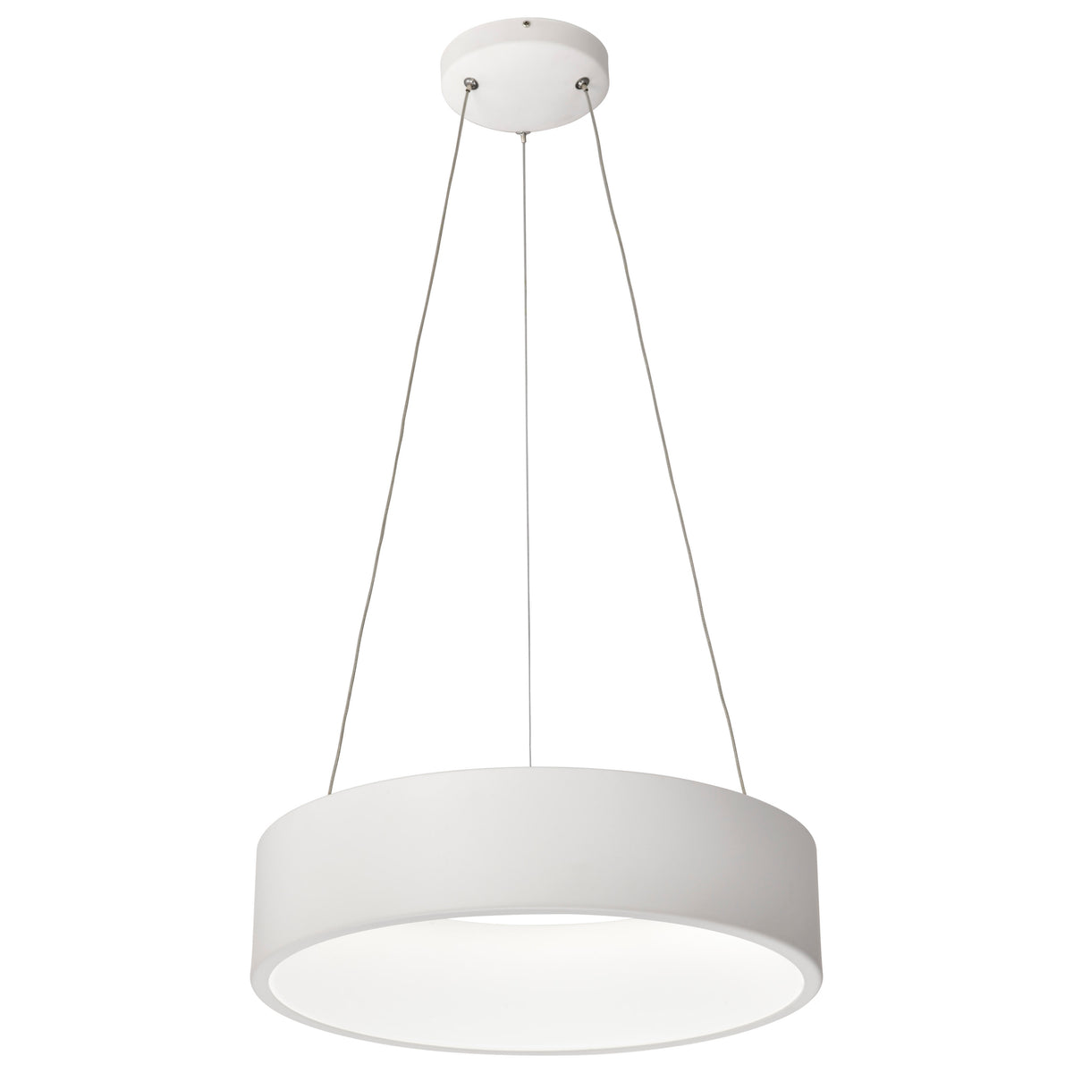 Orbit - 20 Watt LED Pendant - CCT Selectable 3000K/4000K/5000K - White Finish