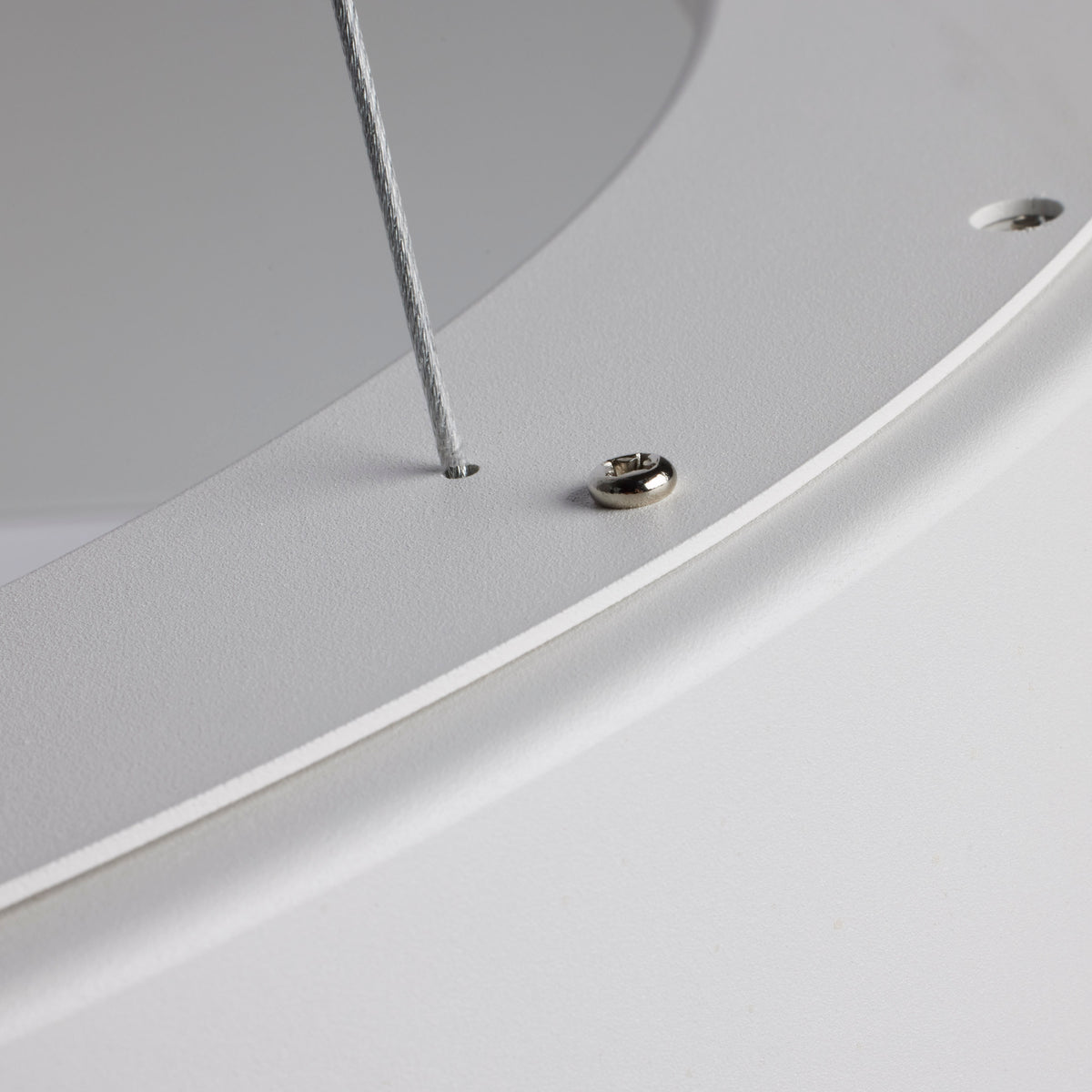 Orbit - 20W LED Pendant - White Finish