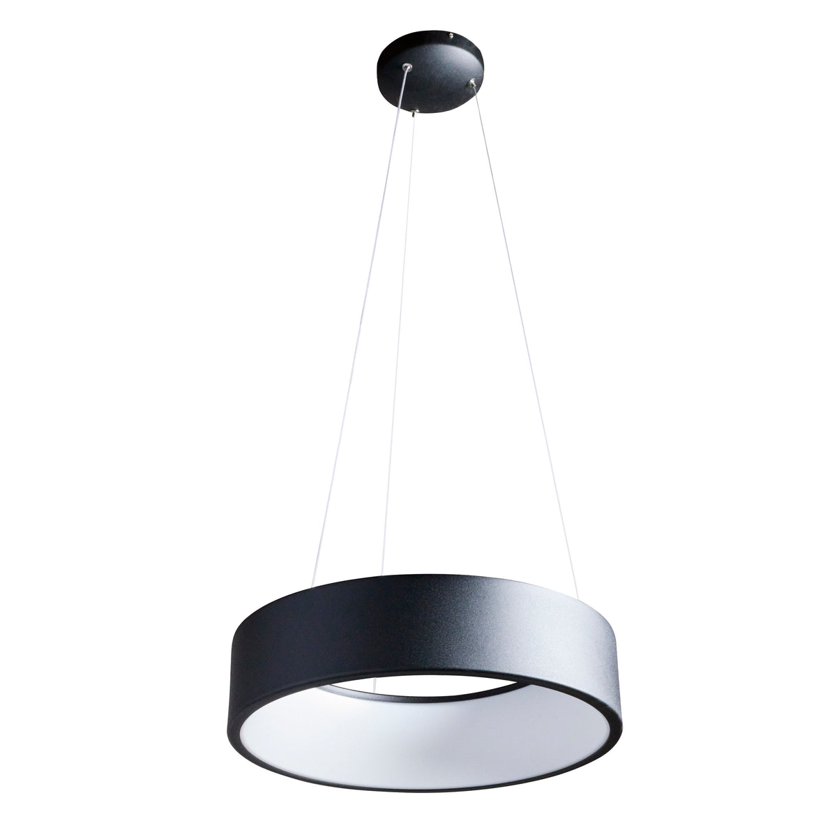 Orbit - 20W LED Pendant - Black Finish product image