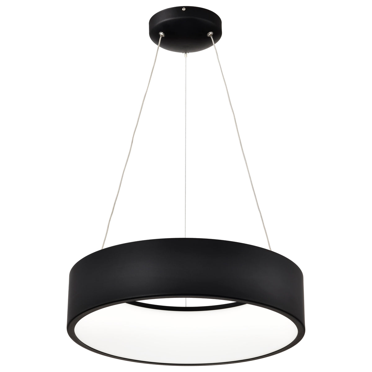 Orbit - 20 Watt LED Pendant - CCT Selectable 3000K/4000K/5000K - Black Finish