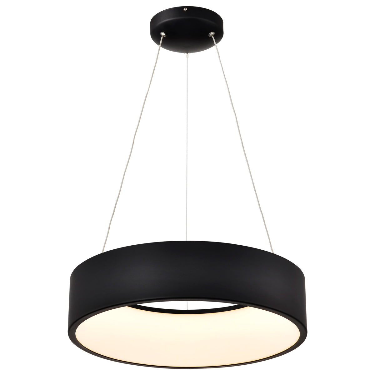Orbit - 20 Watt LED Pendant - CCT Selectable 3000K/4000K/5000K - Black Finish