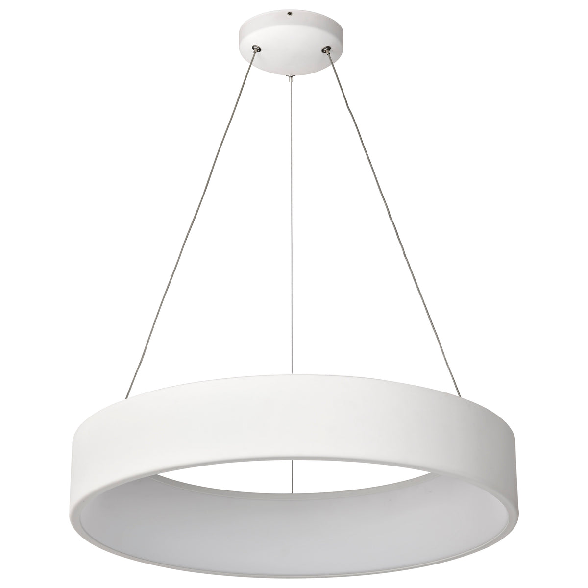 Orbit - 30 Watt LED Pendant - Selectable 3000K/4000K/5000K - White Finish bulb or fixture view