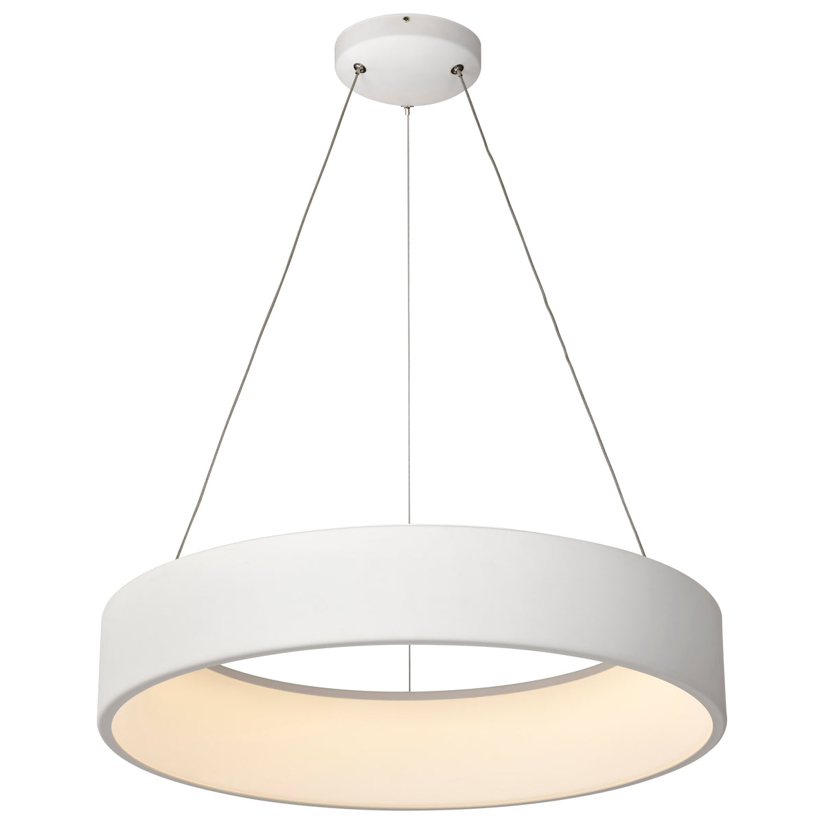 Orbit - 30 Watt LED Pendant - CCT Selectable 3000K/4000K/5000K - White Finish