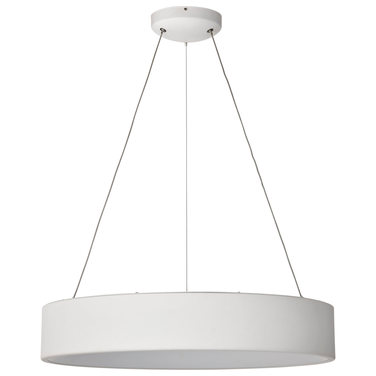 Orbit - 30 Watt LED Pendant - CCT Selectable 3000K/4000K/5000K - White Finish