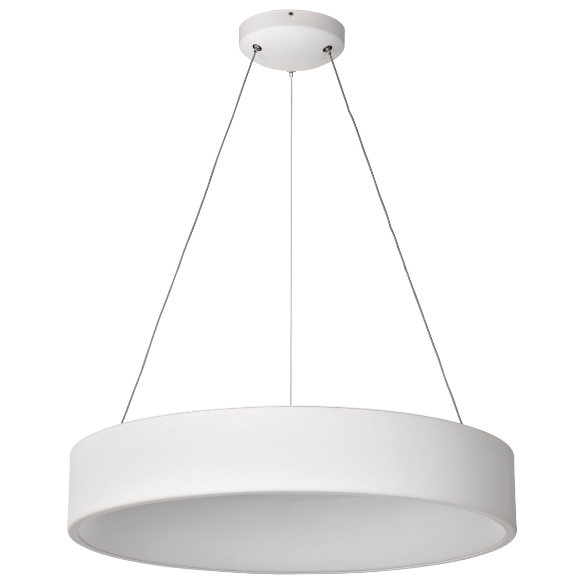 Orbit - 30 Watt LED Pendant - CCT Selectable 3000K/4000K/5000K - White Finish