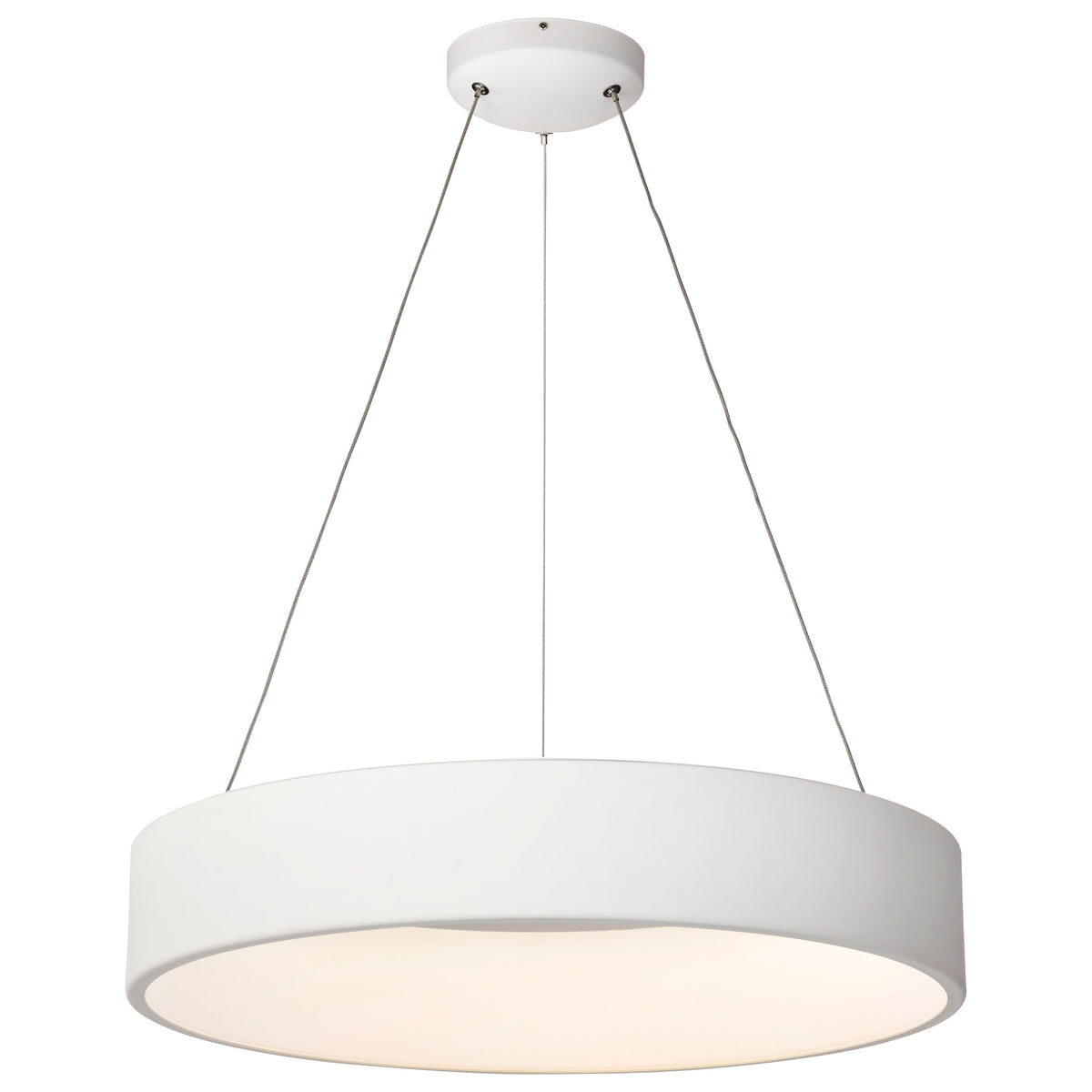 Orbit - 30 Watt LED Pendant - CCT Selectable 3000K/4000K/5000K - White Finish