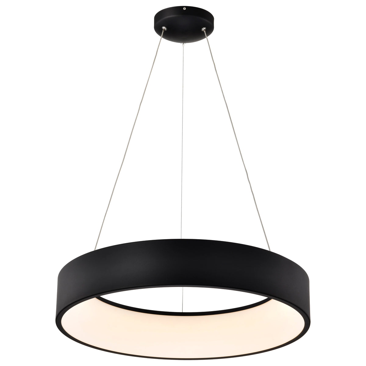 Orbit - 30 Watt LED Pendant - CCT Selectable 3000K/4000K/5000K - Black Finish