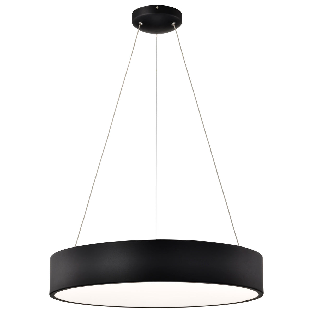 Orbit - 30 Watt LED Pendant - CCT Selectable 3000K/4000K/5000K - Black Finish
