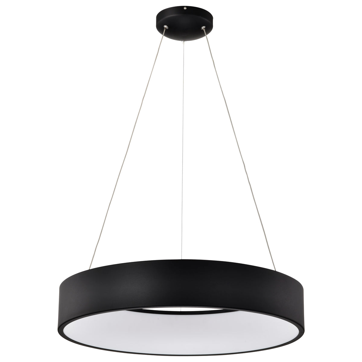Orbit - 30 Watt LED Pendant - CCT Selectable 3000K/4000K/5000K - Black Finish