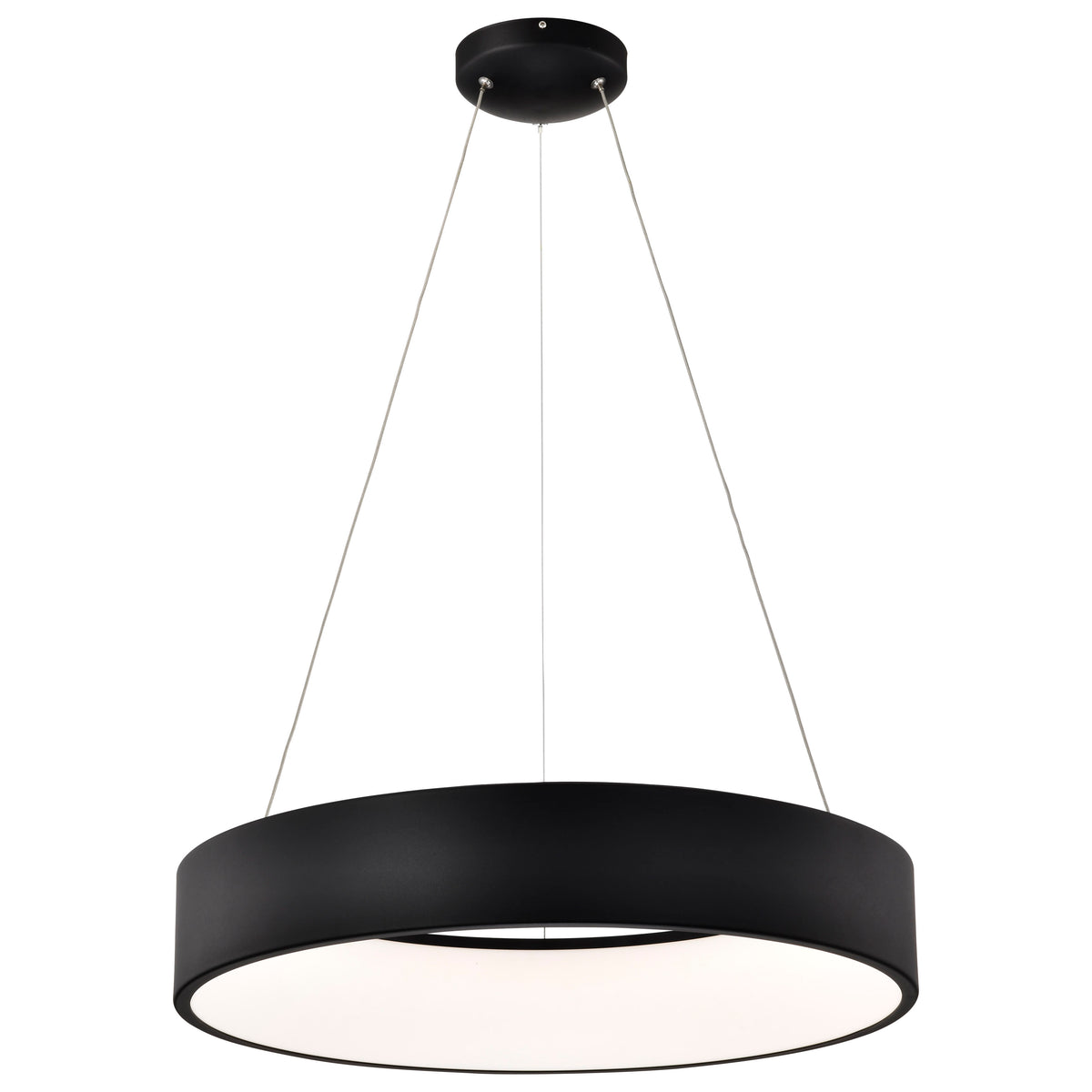 Orbit - 30 Watt LED Pendant - CCT Selectable 3000K/4000K/5000K - Black Finish