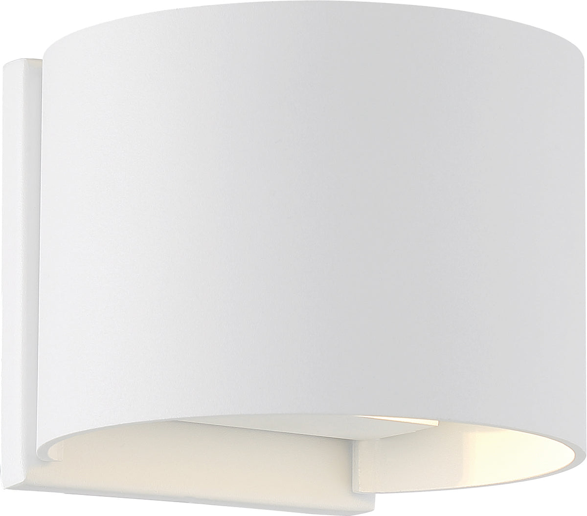 Lightgate - LED Sconce - 5W - Matte White Finish - 3000K bulb or fixture view