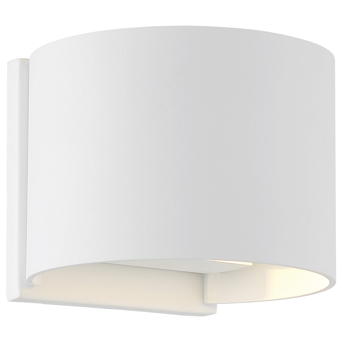 Lightgate - 5 Watt LED Sconce - Matte White Finish - Round - 3000K lighting product
