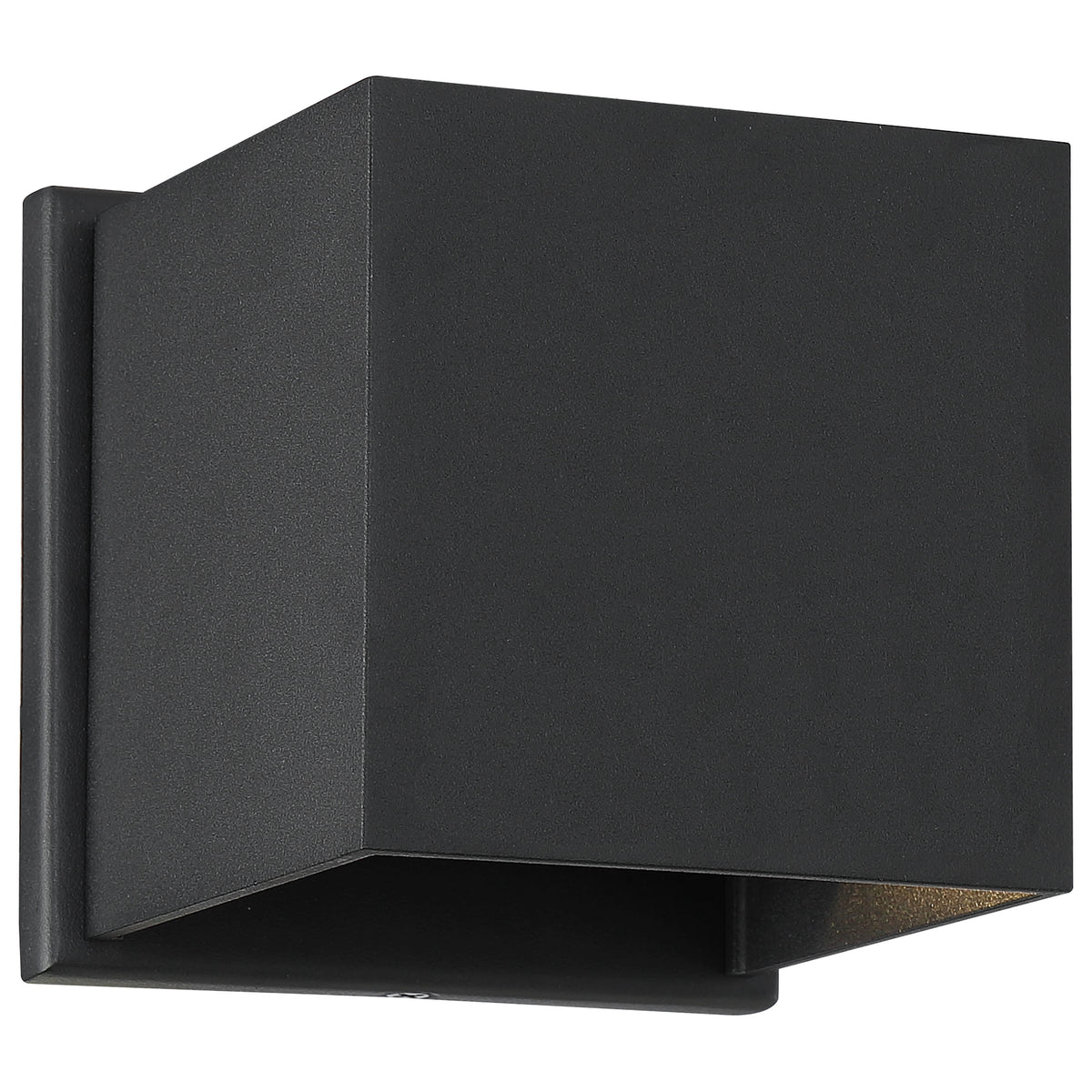 Lightgate - 5 Watt LED Sconce - Matte Black Finish - Square - 3000K lighting product