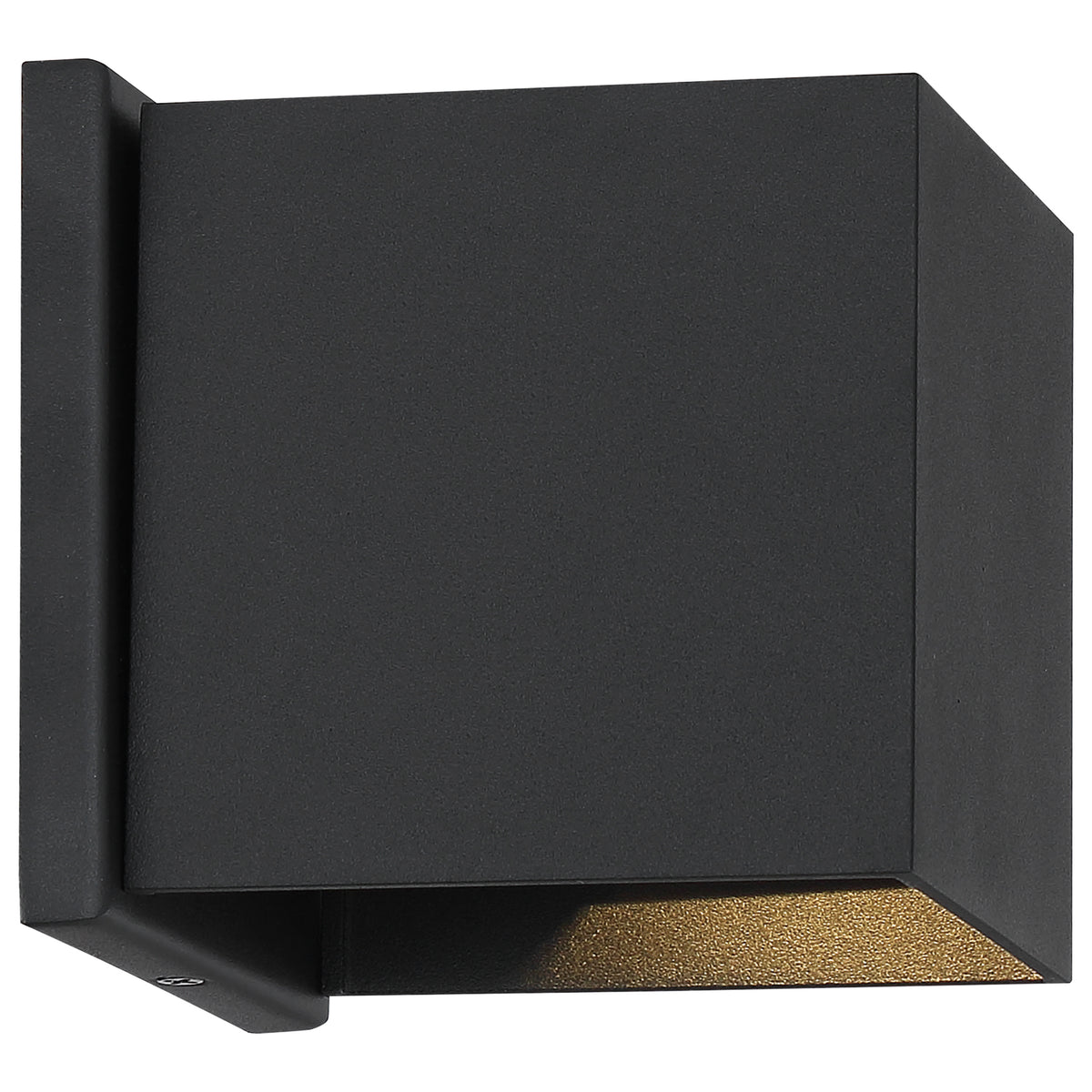 Lightgate - 5 Watt LED Sconce - Matte Black Finish - Square - 3000K