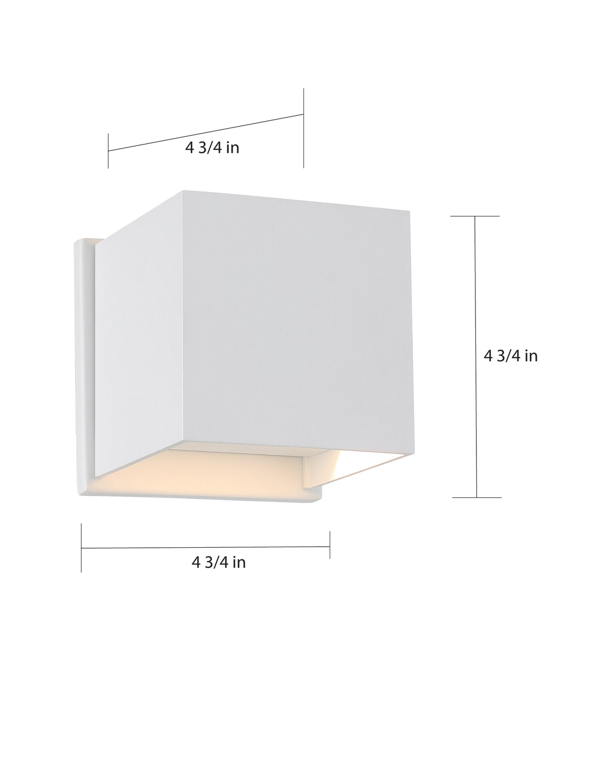 Lightgate - LED Sconce - 5W - Matte White Finish - 3000K