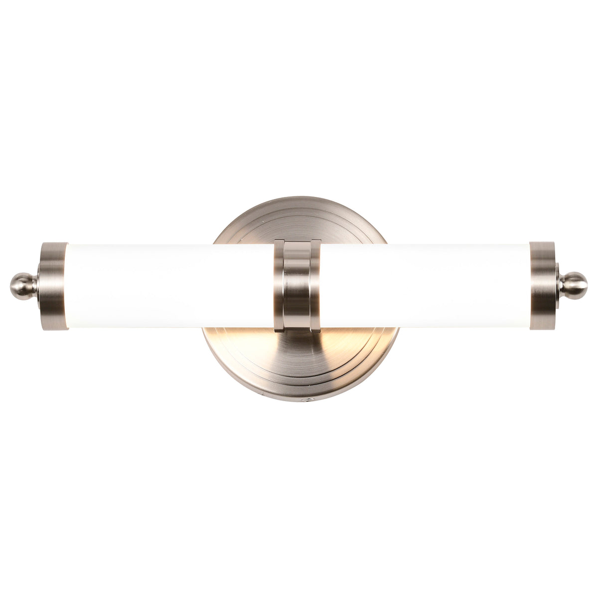 Kagen Small Vanity - LED - Brushed Nickel Finish - White Acrylic Lens
