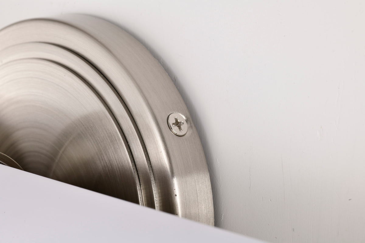 Kagen Small Vanity - LED - Brushed Nickel Finish - White Acrylic Lens