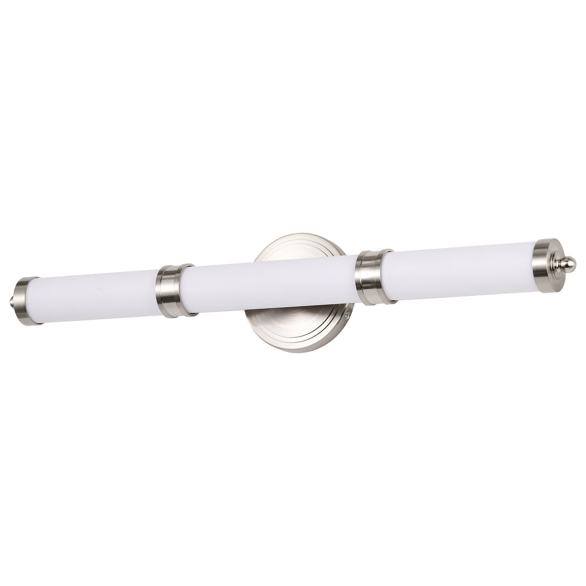 Kagen Medium Vanity - LED - Brushed Nickel Finish - White Acrylic Lens lighting product
