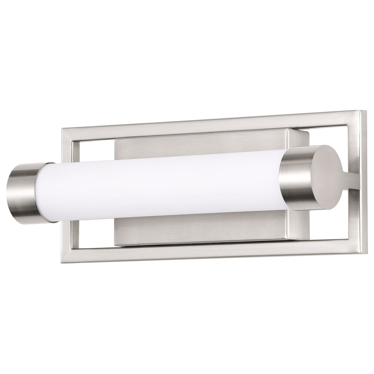 Canal Small Vanity - LED - Brushed Nickel Finish - White Acrylic Lens lighting product