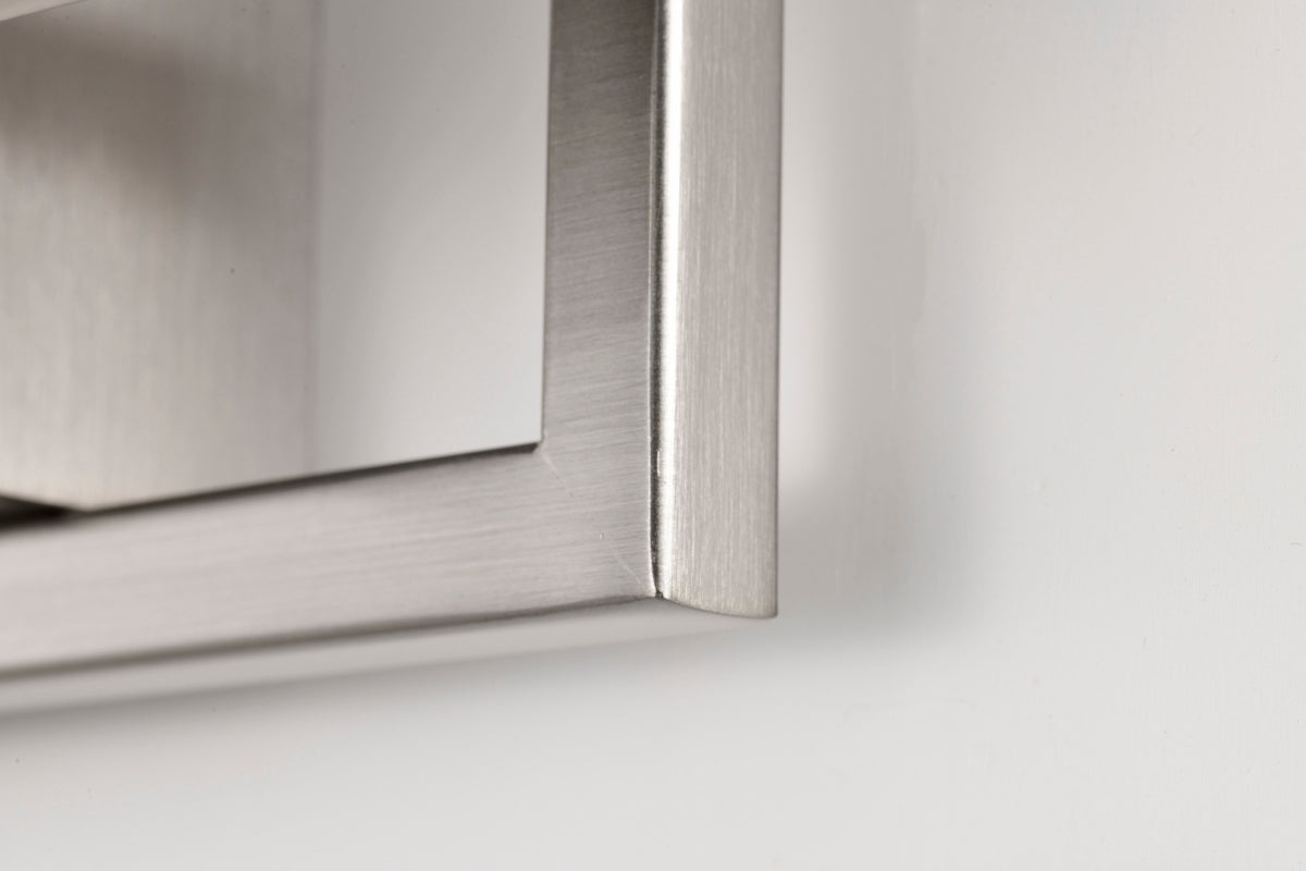 Canal Small Vanity - LED - Brushed Nickel Finish - White Acrylic Lens