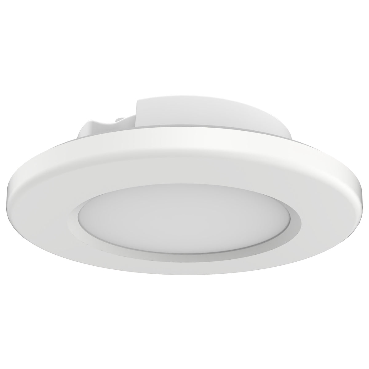 4 inch - LED Surface Mount Fixture - 3000K - 6 Unit Contractor Pack - White - White Finish for bedrooms and hallways
