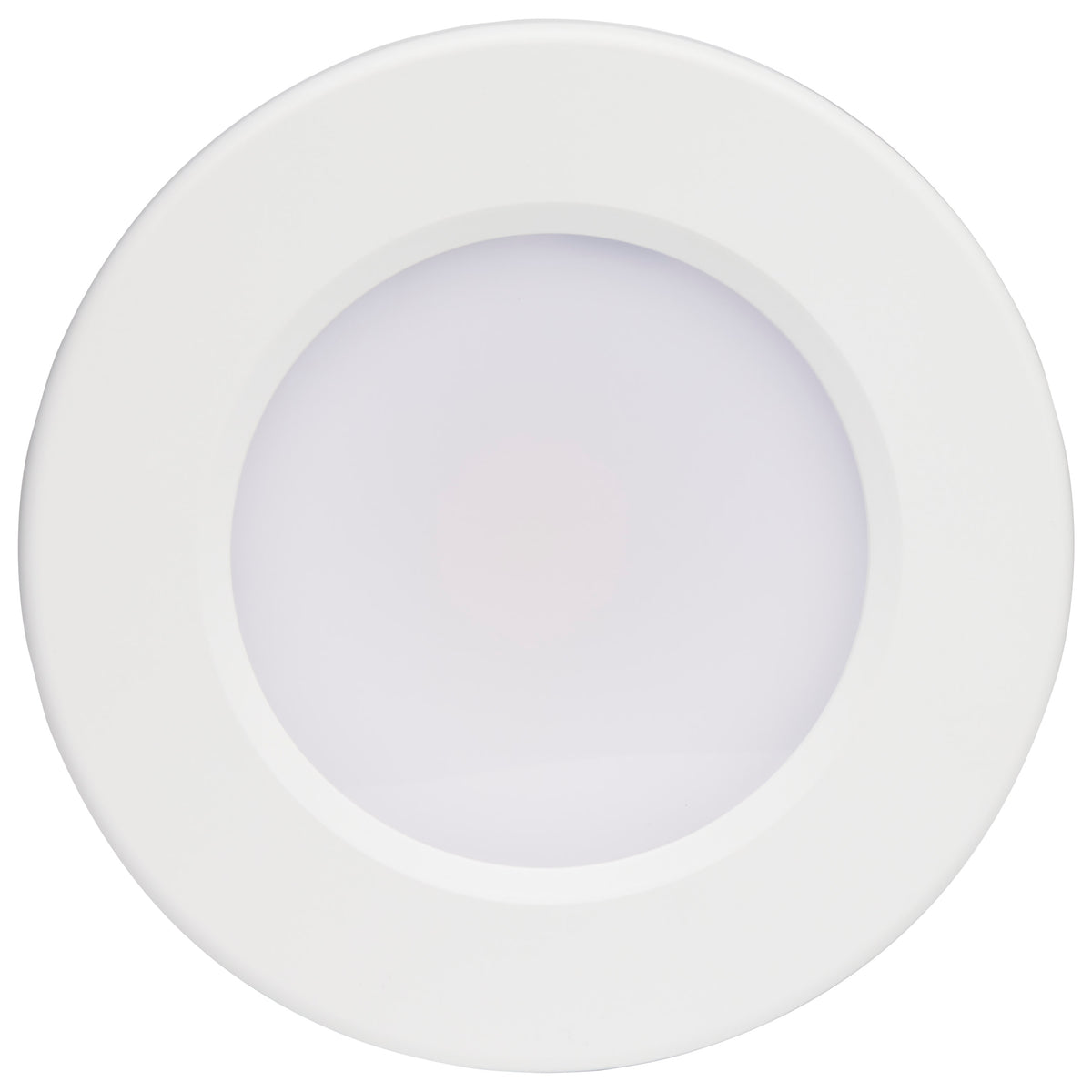4 inch - LED Surface Mount Fixture - 3000K - 6 Unit Contractor Pack - White - White Finish
