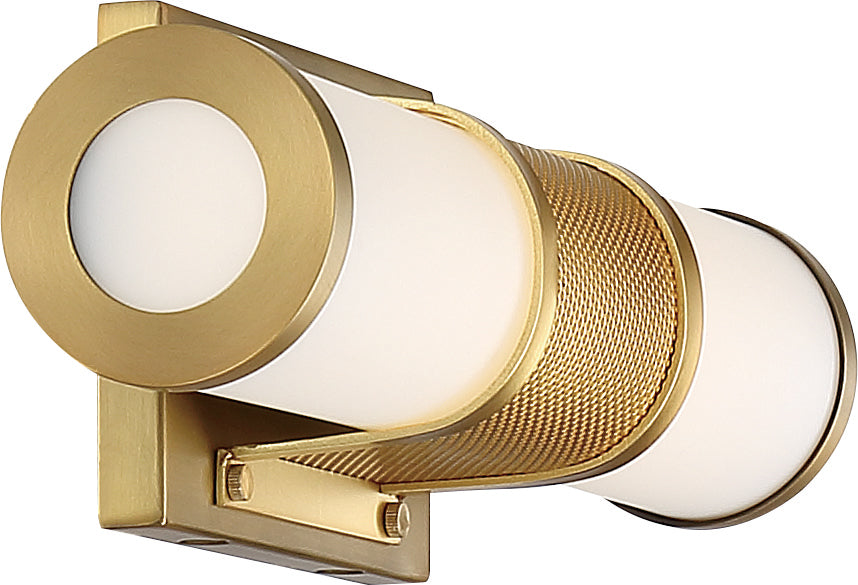 Caper - LED Vanity - Brushed Brass with Frosted Lens