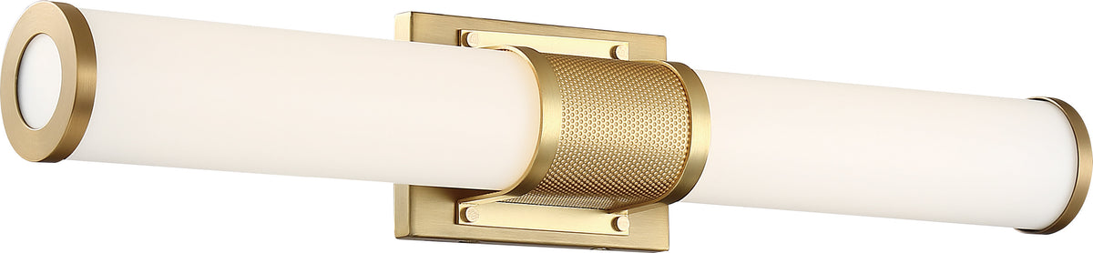 Caper - LED Vanity - Brushed Brass with Frosted Lens