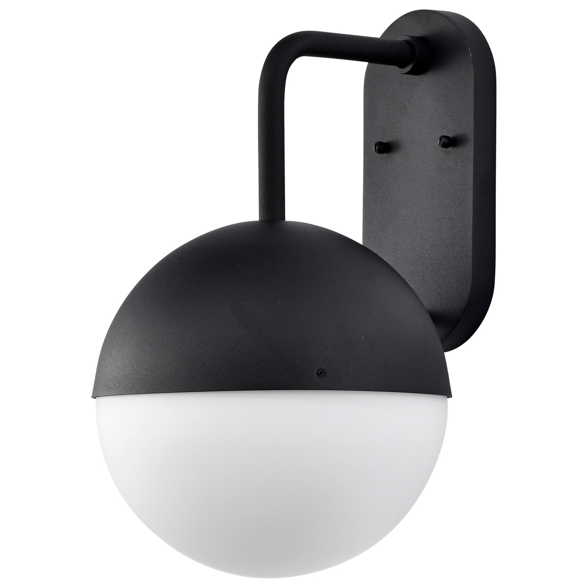 Atmosphere - 10W LED - Large Wall Lantern - Matte Black with White Opal Glass for commercial spaces and outdoor applications