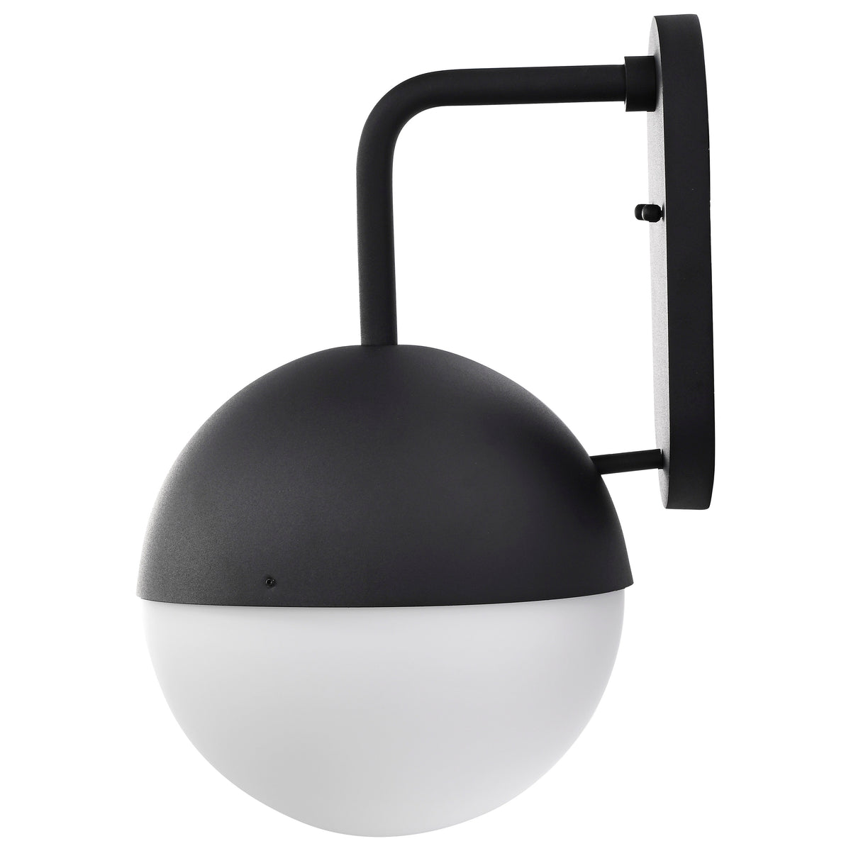 Atmosphere - 10W LED - Large Wall Lantern - Matte Black with White Opal Glass