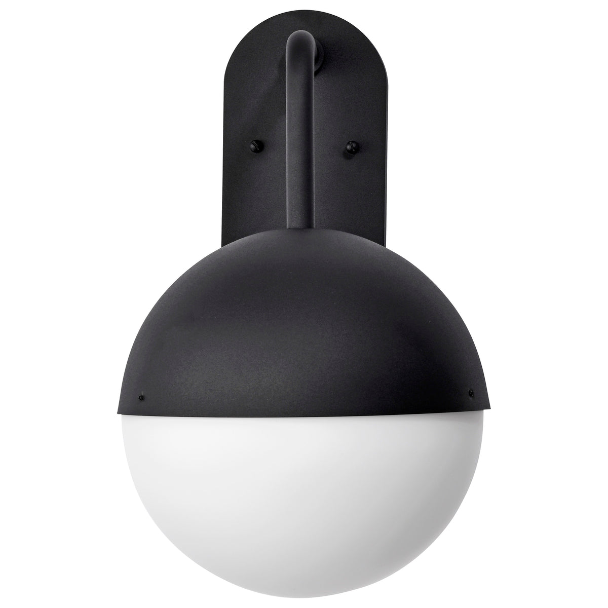 Atmosphere - 10W LED - Large Wall Lantern - Matte Black with White Opal Glass