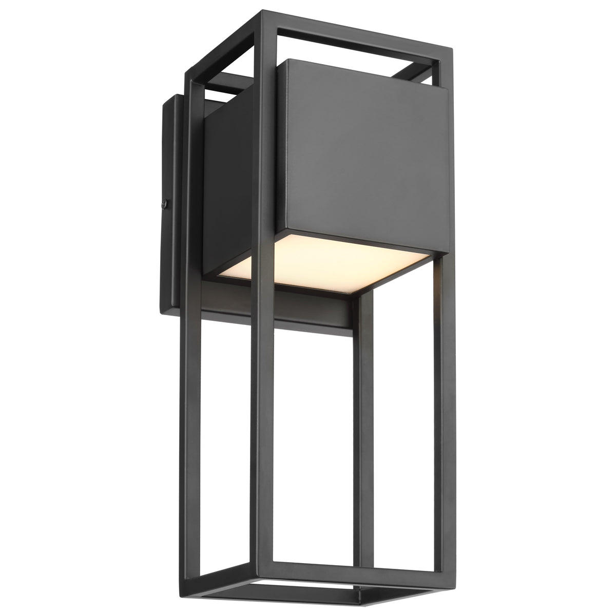 Supreme - 18W LED - Medium Wall Lantern - Matte Black Finish