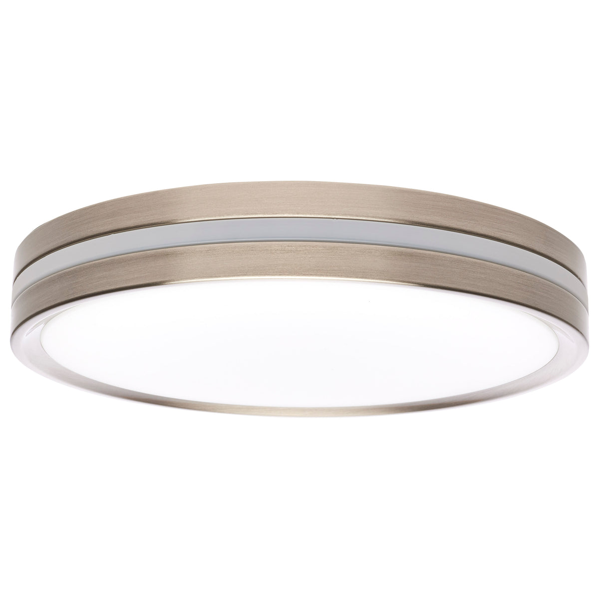 11 Inch Surface Mount with Night Light - 5 CCT Selectable - Brushed Nickel Finish
